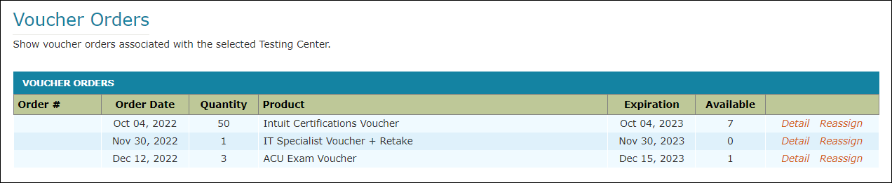 Voucher Order Screenshot