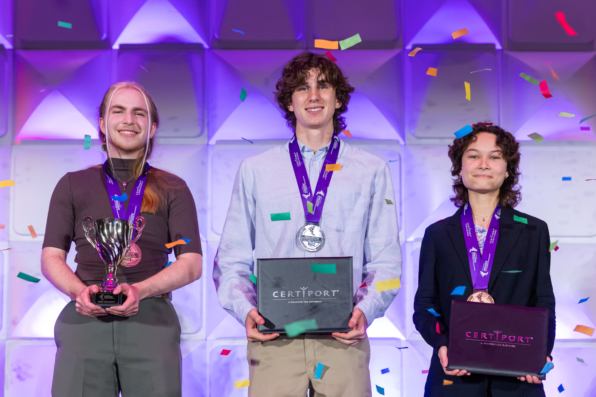 2025 Adobe Certified Professional U.S. National Champions: First: Callum Rettig, OH; Second: Phoenix Leifer, GA; Third: Norah Dunyach, CA