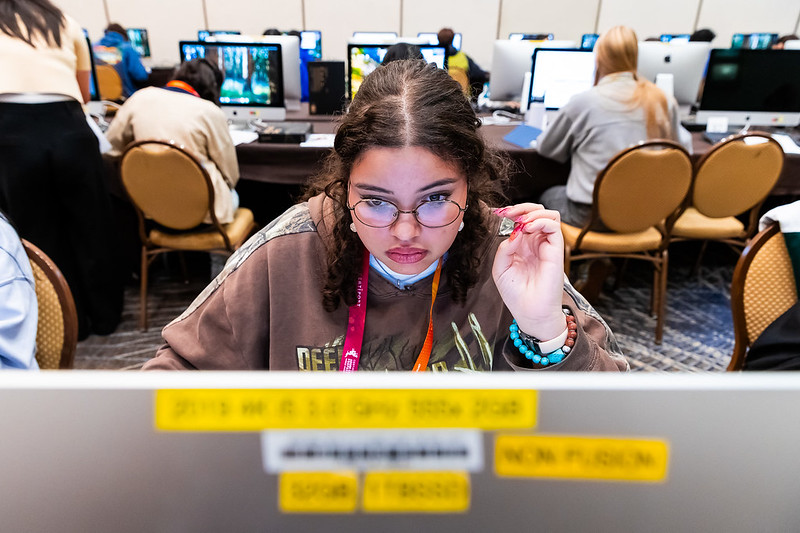 Student running business